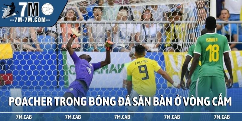 Poacher trong bóng đá săn bàn ở vòng cấm