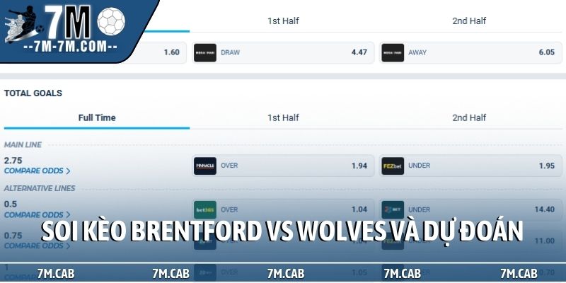 Soi kèo Brentford vs Wolves và dự đoán